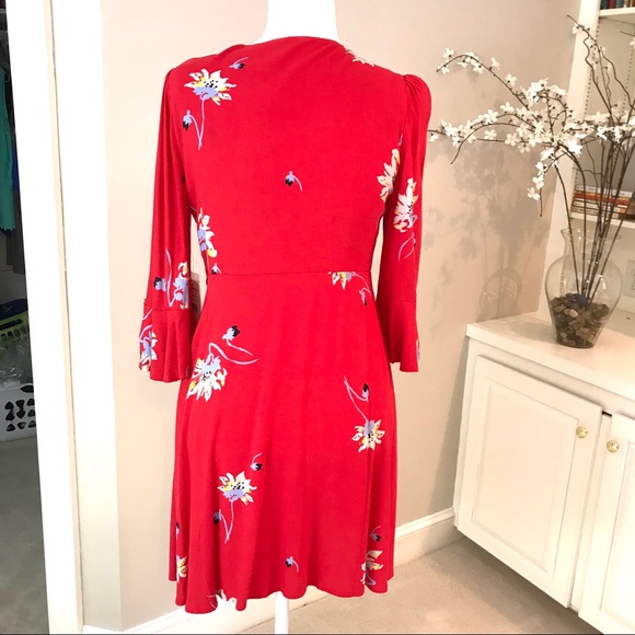 NWT Free People Time on My Side Wrap Dress M - Picture 5 of 8